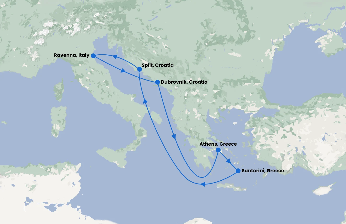 Round trip Bologna with Explorer of The Seas